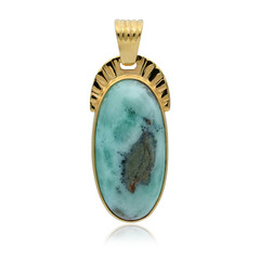 Ciondolo in argento con Larimar Ramato