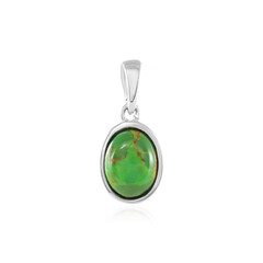Ciondolo in argento con Turchese Kingman Mohave Verde