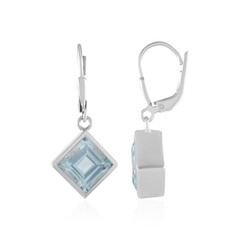 Orecchini in argento con Topazio Blu Cielo