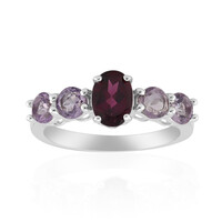 Anello in argento con Rodolite