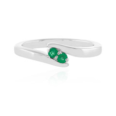 Anello in argento con Smeraldo Colombiano