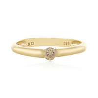 Anello in oro con Diamante Cioccolato I1