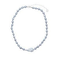 Collana in argento con Perla di Acqua Dolce (Dallas Prince Designs)