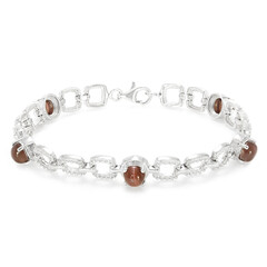 Bracciale in argento con Scapolite Occhio di Gatto