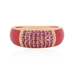 Anello in argento con Rodolite