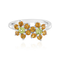 Anello in argento con Peridoto