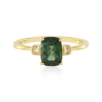 Anello in argento con Apatite Cromo