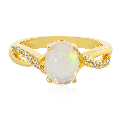 Anello in argento con Opale di Welo