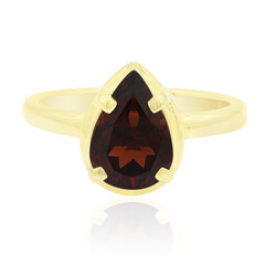 Anello in argento con Granato Mozambico
