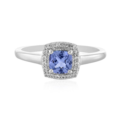 Anello in argento con Tanzanite (non riscaldata)