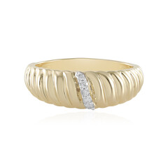 Anello in argento con Diamante I2 (I)