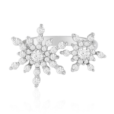 Anello in argento con Topazio Bianco (MONOSONO COLLECTION)