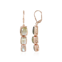 Orecchini in argento con Labradorite Verde Maniry (KM by Juwelo)