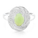 Anello in argento con Crisoprasio Imperiale
