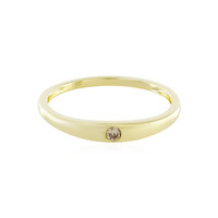 Anello in oro con Diamante Champagne I2