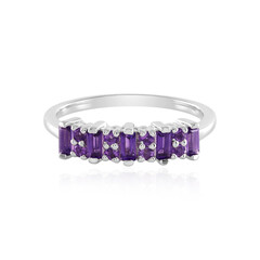 Anello in argento con Ametista