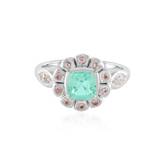 Anello in argento con Smeraldo Russo