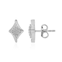 Orecchini in argento con Diamante I2 (I)