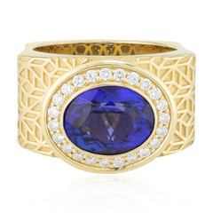 Anello in oro con Tanzanite AAA (de Melo)