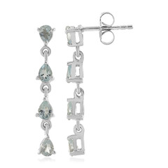 Orecchini in argento con Acquamarina