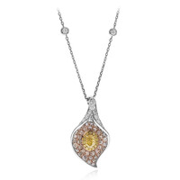 Collana in oro con Diamante Giallo SI2 (CIRARI)