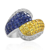 Anello in oro con Zaffiro Blu (Estée Collection)