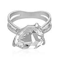 Anello in argento con Quarzo Bianco (TPC)