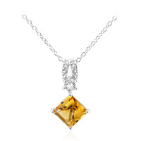 Collana in argento con Citrino