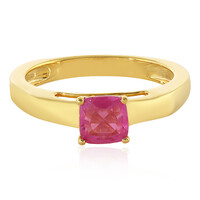 Anello in argento con Zaffiro Rosa del Madagascar