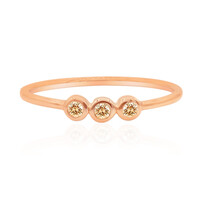 Anello in oro con Diamante Rose de France SI1 di Argyle