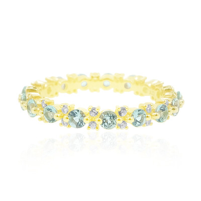 Anello in oro con Tormalina Paraiba Nigeriana