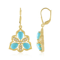 Orecchini in argento con Turchese