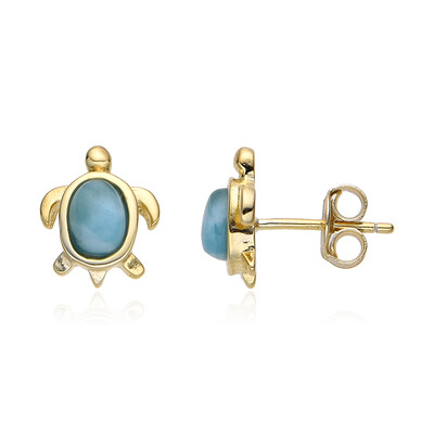 Orecchini in argento con Larimar