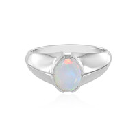 Anello in argento con Opale di Welo