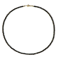 Collana in argento con Ossidiana Dorata