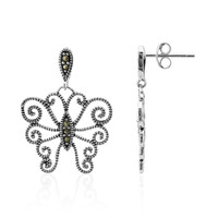 Orecchini in argento con Marcassite