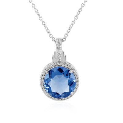 Collana in argento con Fluorite Cangiante