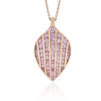 Collana in oro con Zaffiro Rosa (KM by Juwelo)