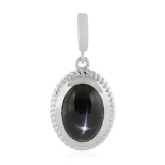 Ciondolo in argento con Diopside Stellato d'India