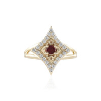 Anello in oro con Spinello Rosso