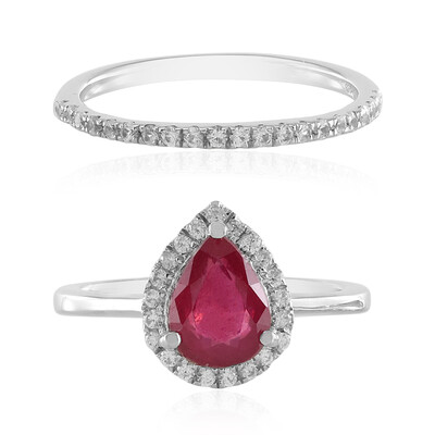 Anello in argento con Rubino Bemainty