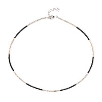 Collana in argento con Spinello Nero