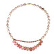Collana in argento con Rodocrosite