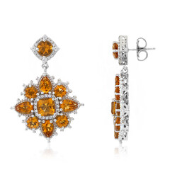 Orecchini in argento con Citrino (Dallas Prince Designs)