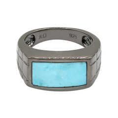 Anello da uomo in argento con Turchese