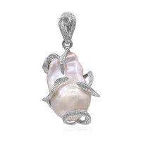 Ciondolo in argento con Perla di Acqua Dolce (TPC)