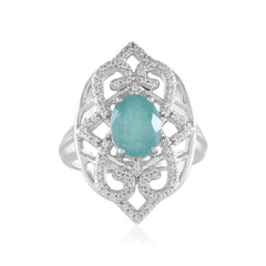 Anello in argento con Grandidierite