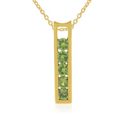 Collana in argento con Demantoide