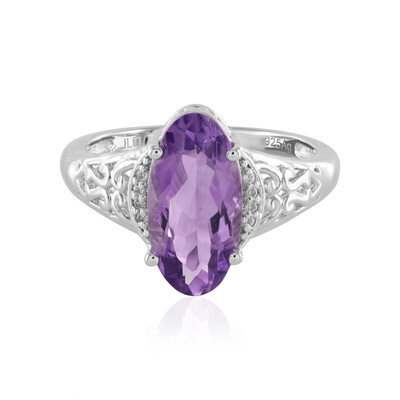 Anello in argento con Ametista