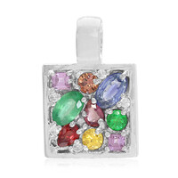 Ciondolo in argento con Gemme